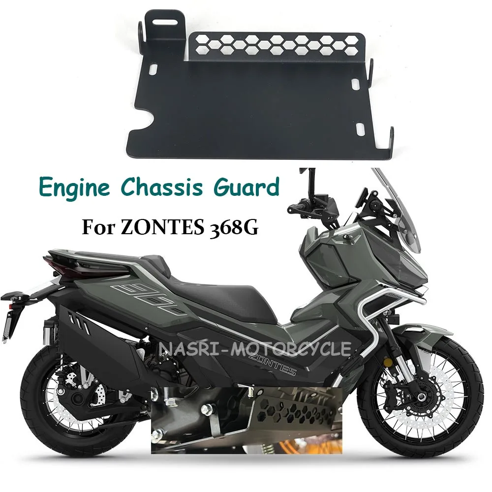 Motorcycle Accessories Black NEW Lower Skid Plate Engine Chassis Guard Protector Cover For ZONTES 368G 368 G