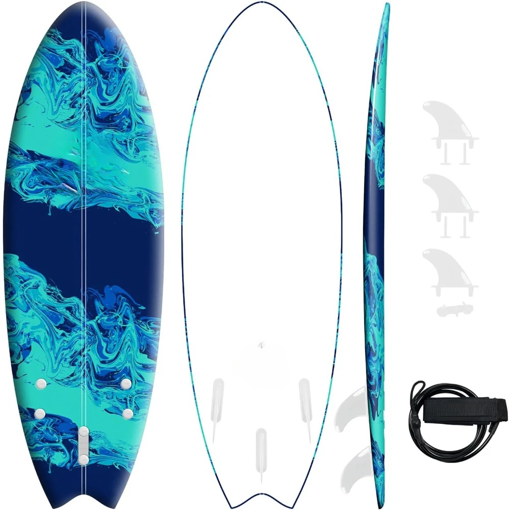 

Inflatable Sup Board -Foam 5'6” Surfboard Surfboards and Paddleboards Wakeboard Stand Up Paddle Board Padel Surf Swimming Water