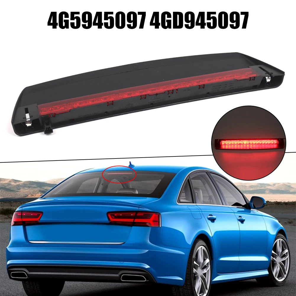 

Car Rear High Brake Light Black+Red 4G5945097 For A3 2015-2020 Sedan 4-Door For A6 S6 C7 2011-2018 Car Lights Accessories