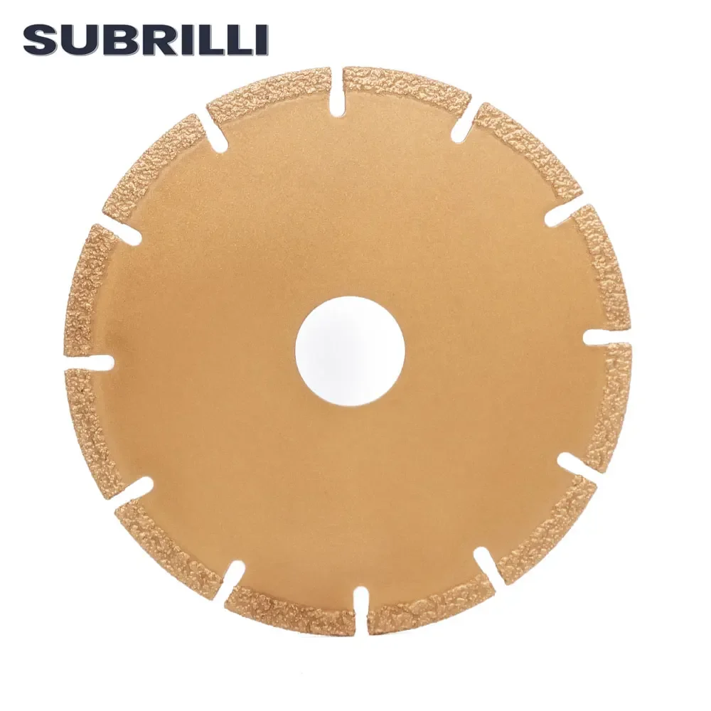 Subrilli 4.5 "115ミリメートル新技術ろうスーパー品質ドライ切削コンクリート花崗岩marbleタイル用のブレードを見切断