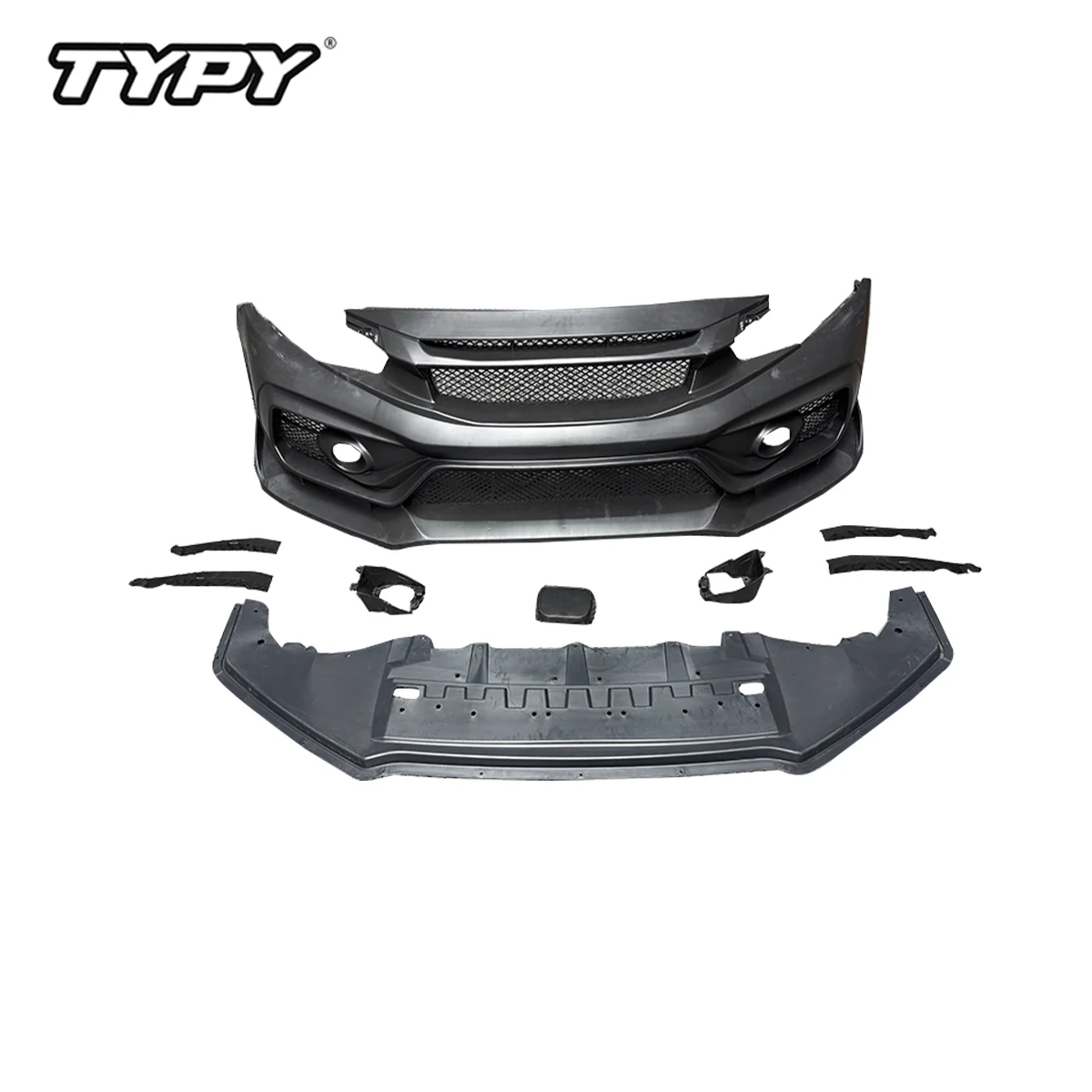 

Комплект кузова TYPY для Honda Civic Style 2016-2021, комплект кузова с бампером, фарой, выхлопными крыльями