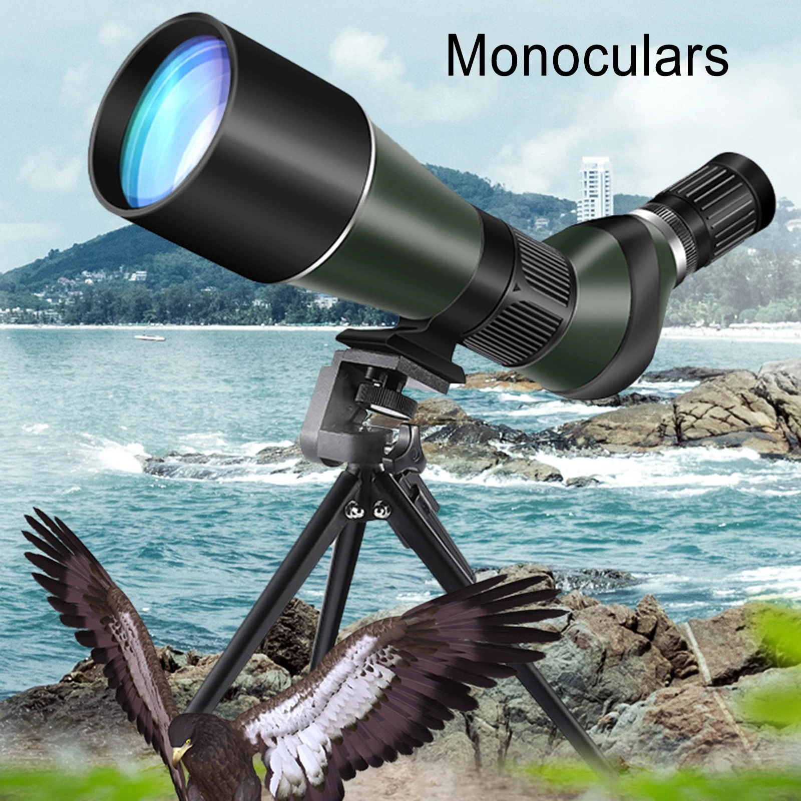 

Monocular Binoculars HD Night Vision Telescope Outdoor Portable HD Handheld Bird Watching Mirror