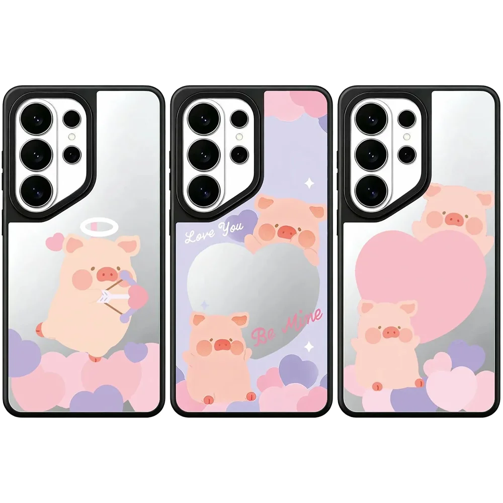 

6051587 Mirror Magnetic Case: Compatible with Samsung Galaxy S23 U S24U S25 S26 Ultra S25+ S26 Plus Shell