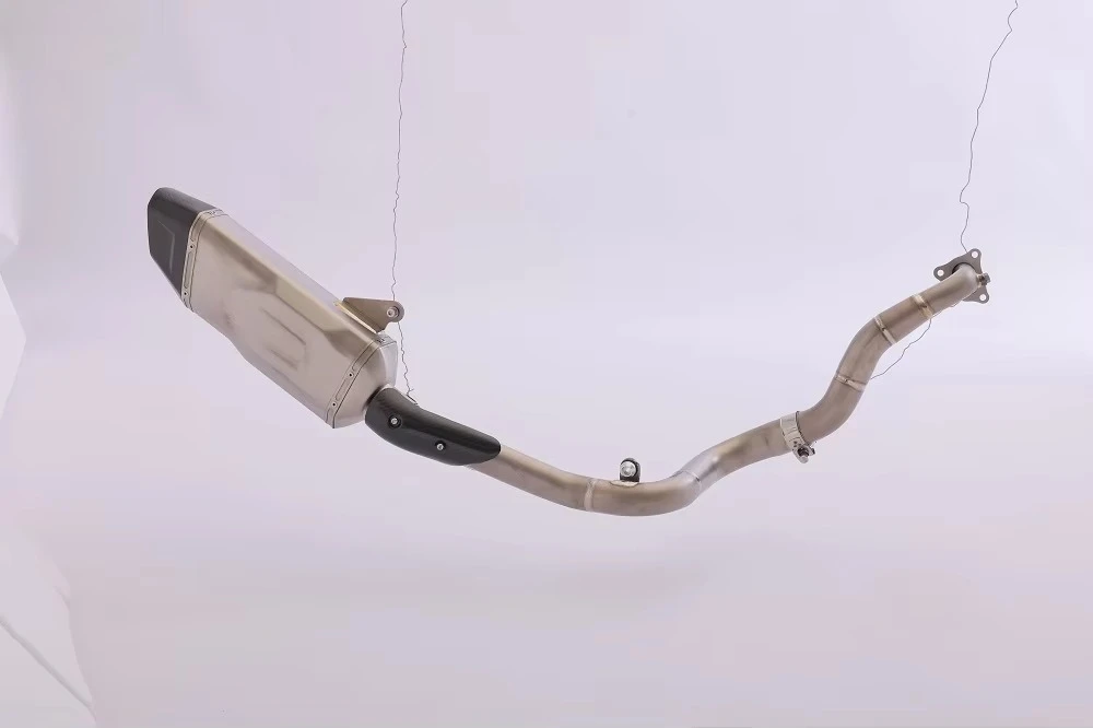 High Performance After Market Titanium Stainless Steel Performance Motorcycle Exhaust Muffler Pipe System For 900cc Retro Naked