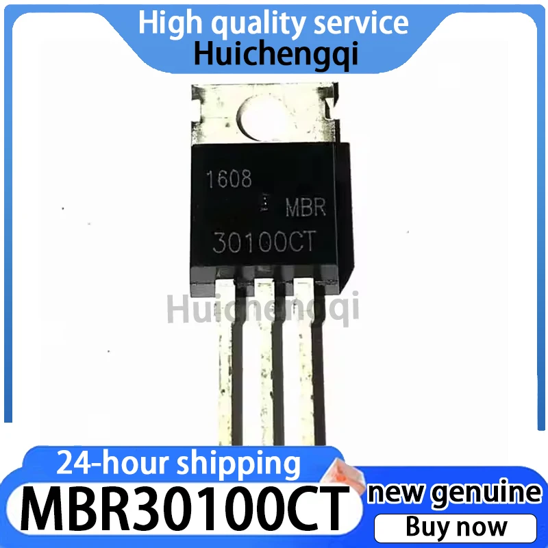 10PCS Original Genuine MBR30100CT Package TO-220 Schottky Diode 100V 30A