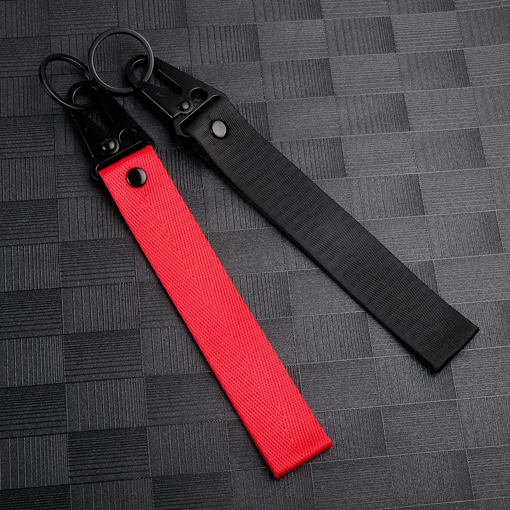 Car Styling Ribbon Keychain Pendant Key Holder Decor Keyring Decor Accessories