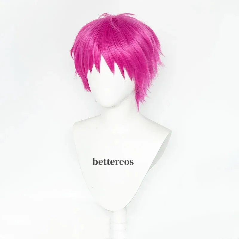 qq023Anime The Disastrous Life Of K. Cosplay Props Saiki Kusuo Wig Hairpins Glasses Green Lens Sunglasses Accessories