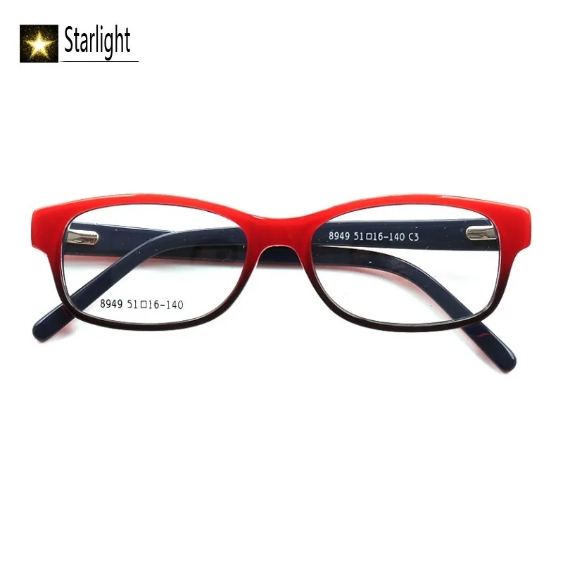 Kleine Quadratische Acetat Vintage Zwei-farbe Gläser Rahmen Mode Optische Männer Frauen Myopie Lesen Brillen Rahmen Rezept Mann