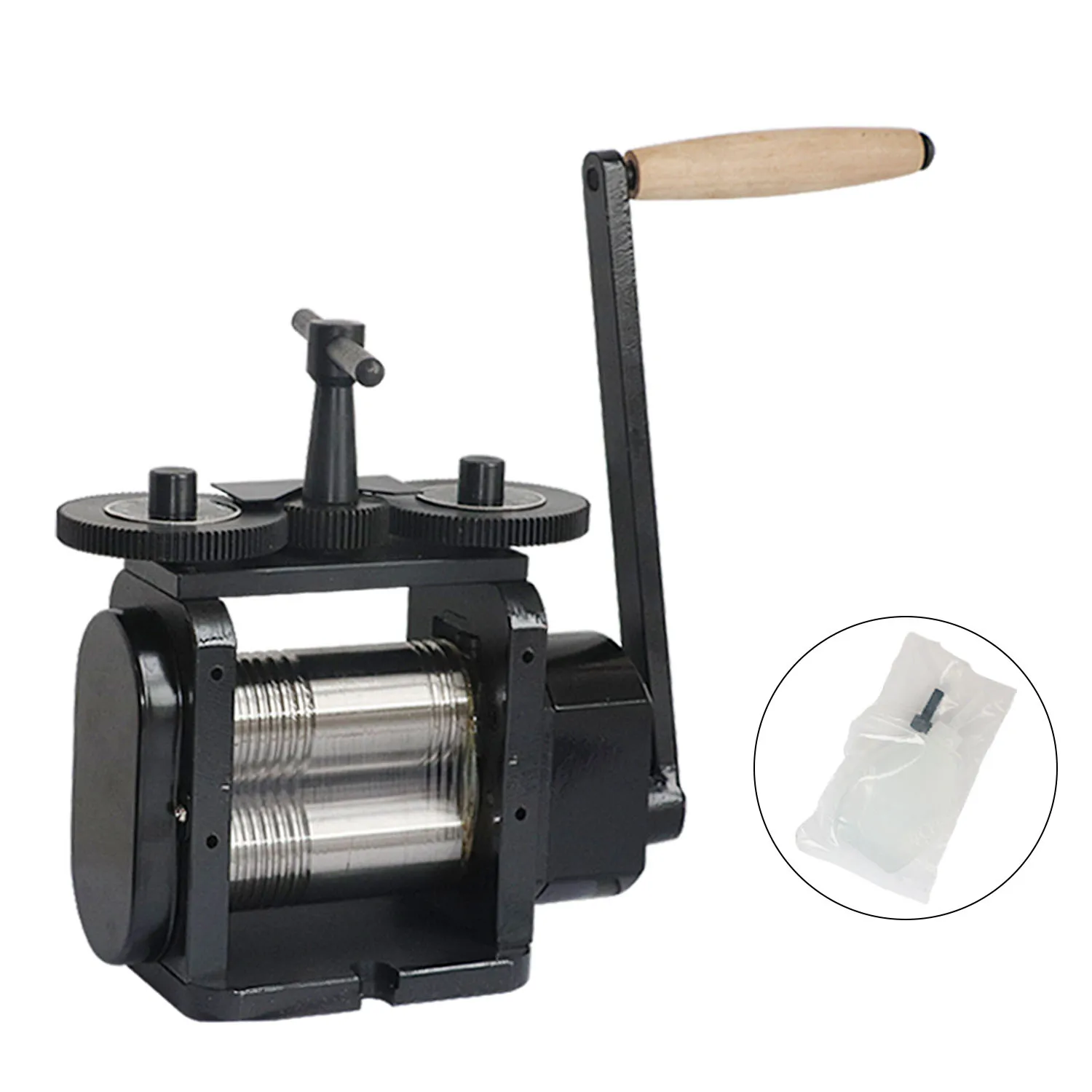 

Combination DIY Jewelry Press Tabletting Tool Manual Roller Rolling Mill Machine For Metal Sheet & Wire Jewelry Tools Equipment