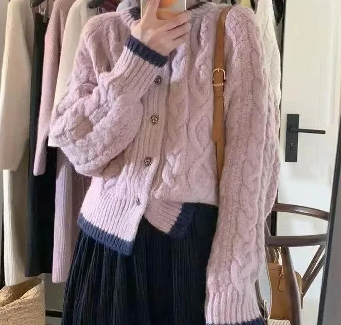 

Осенний женский вязаный свитер, горячая распродажа сезона, новый дизайн, утолщенная верхняя одежда без рукавов с круглым вырезом в корейском стиле