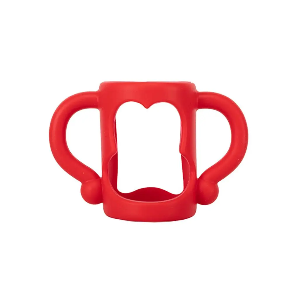 

Soft Heat Resistant Safety Wide Mouth Grip Universal Handle Baby Bottle Handles Feeding Bottles Accessories