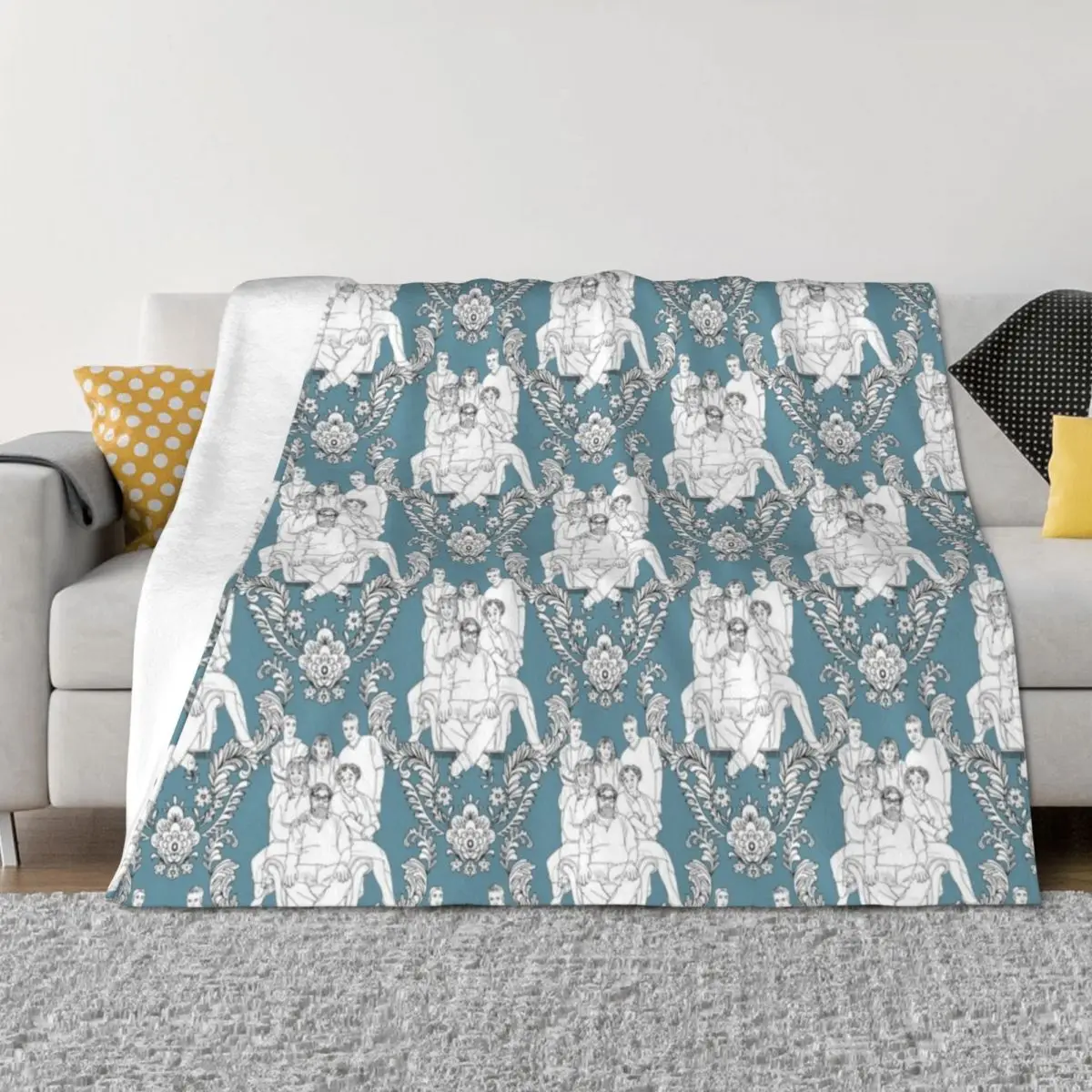 

Royle Family Throw Blanket blankets and throws Blankets For Sofas for winter Flannel Fabric Blankets