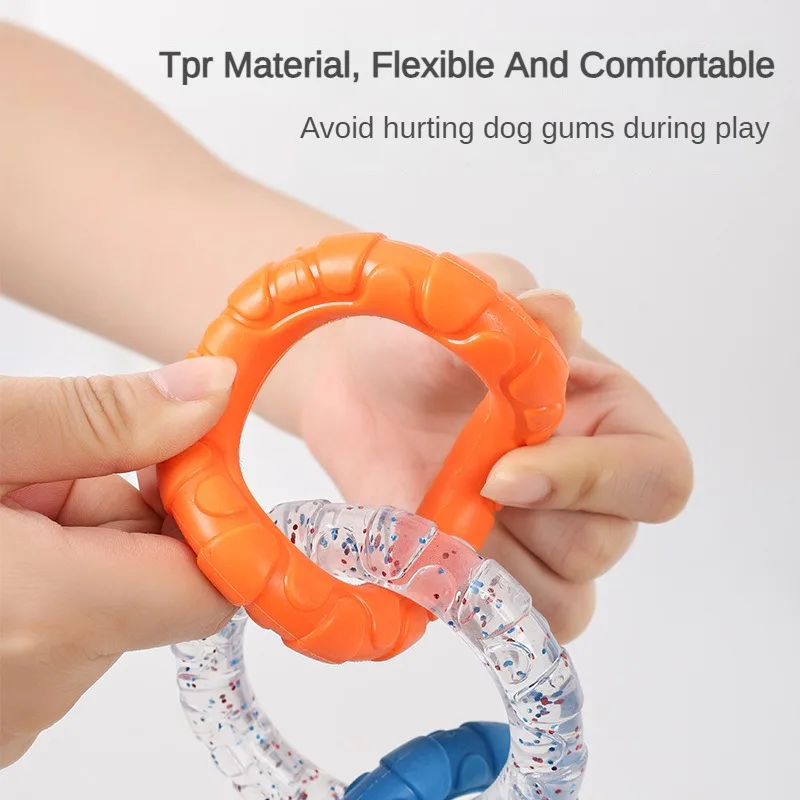 Dog Toys Bitten Puppy Deboredom Artifact Dopamine Figure 8 Ring Pet Supplies Toys Teething Dog Toys