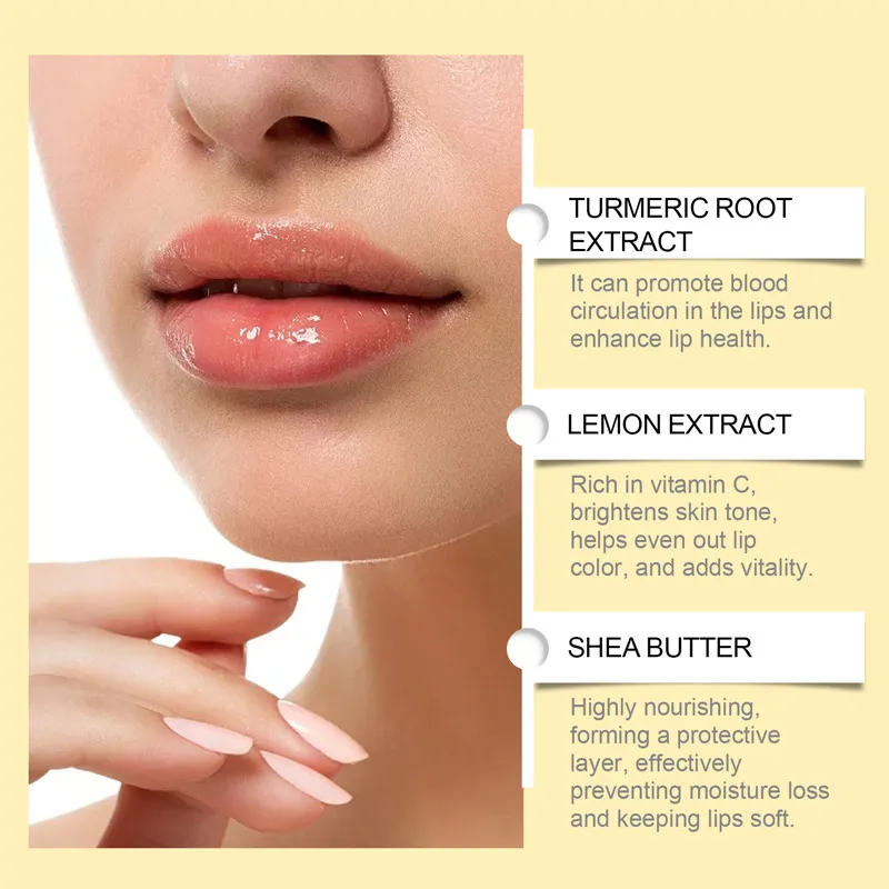 Lip Balm Lithesome Moisturizing Lip Lemon Remove Dark Hydrating Watery Long Lasting For  Lips Care Cosmetics Supplies Makeup