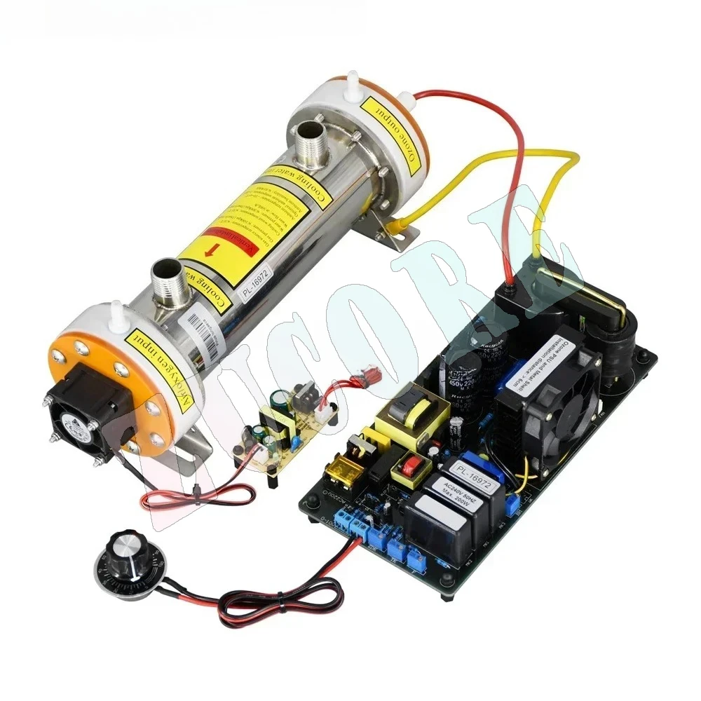 

CE FCC ROHS Запатентованный продукт, 20 г/ч, 20 грамм, регулируемая кварцевая трубка с водяным охлаждением, комплект генератора озона с воздушным охлаждением