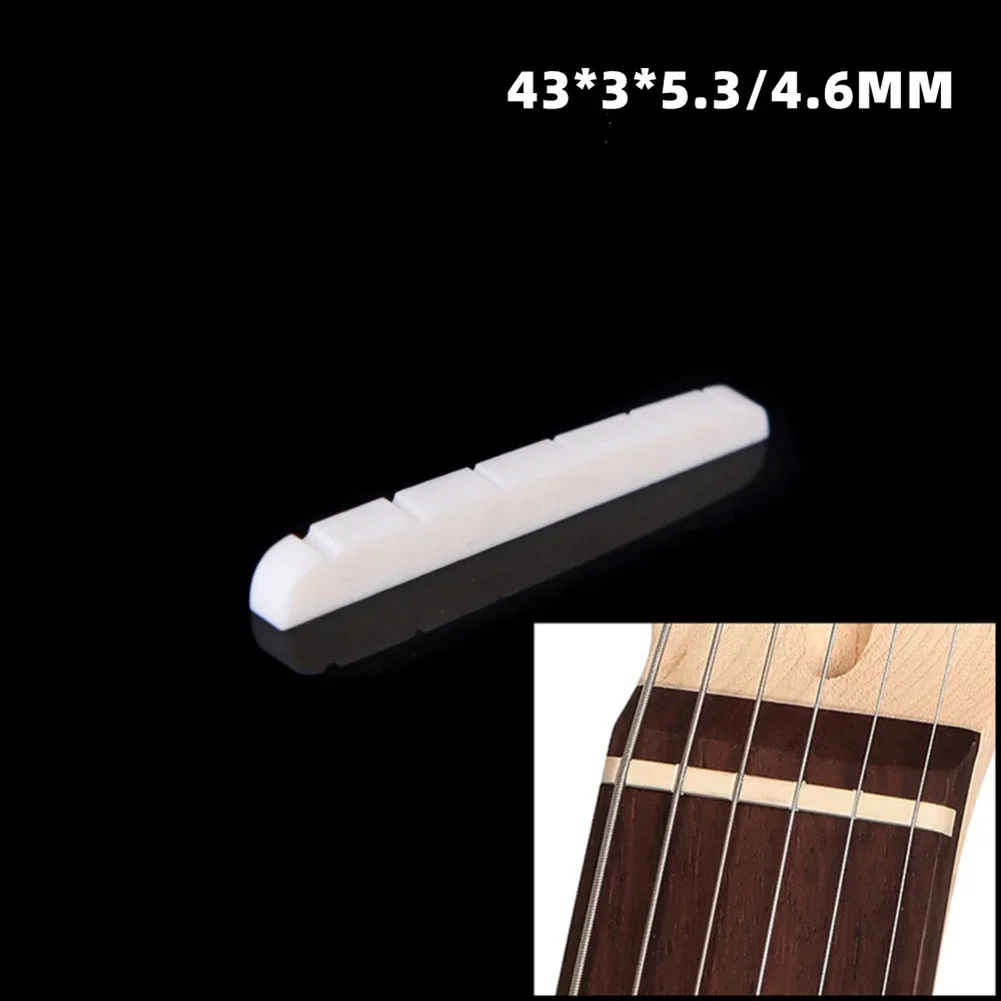 42MM Electric Guitar Bone Nut Beef Bone Electric Guitar Fittings Nut Parts Replacement Guitar Accessories Nut Cattle Bone