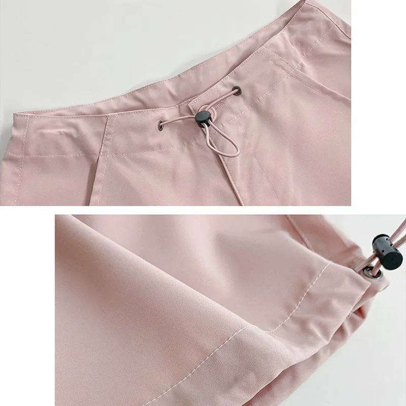 Calça vintage de cintura baixa feminina, Harajuku, calça de namorado para adolescentes, solta, tudo combina, streetwear básico da faculdade, verão