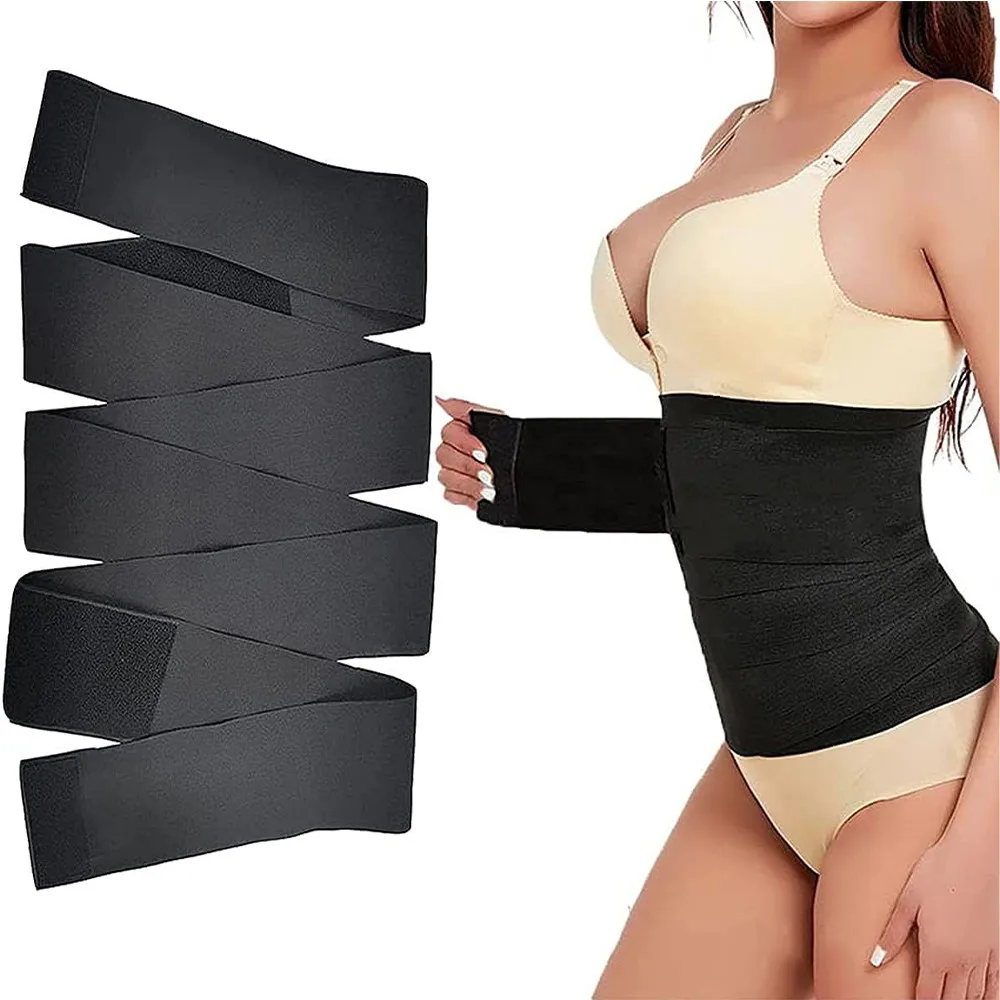 Cinta Modeladora Preta Confortável para Uso Diário, Reduz Medidas Abdominais, Suporte Leve