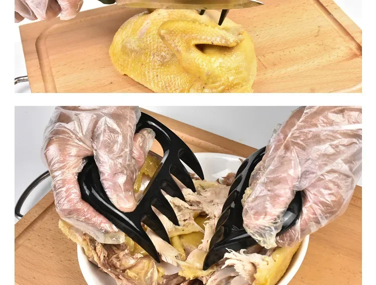 Bär Krallen Grill Gabel Pull Shred Schweinefleisch Shredder Manuelle Fleisch Klemme Braten Gabel Küche Werkzeug BBQ Kochen Werkzeuge – Detail 6