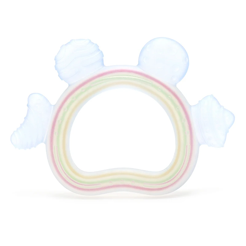 

Erduo Silicone Baby Anxiety Bite Sensory Teether Autism Teethers Chewing Teething Ring Gum Relief Soothing Toys Tooth Compaction