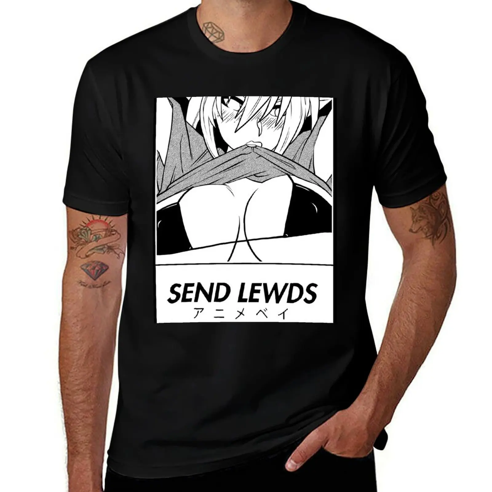 

Waifu Elf Sticker T-Shirt anime tshirt anime t shirts for man T-Shirt