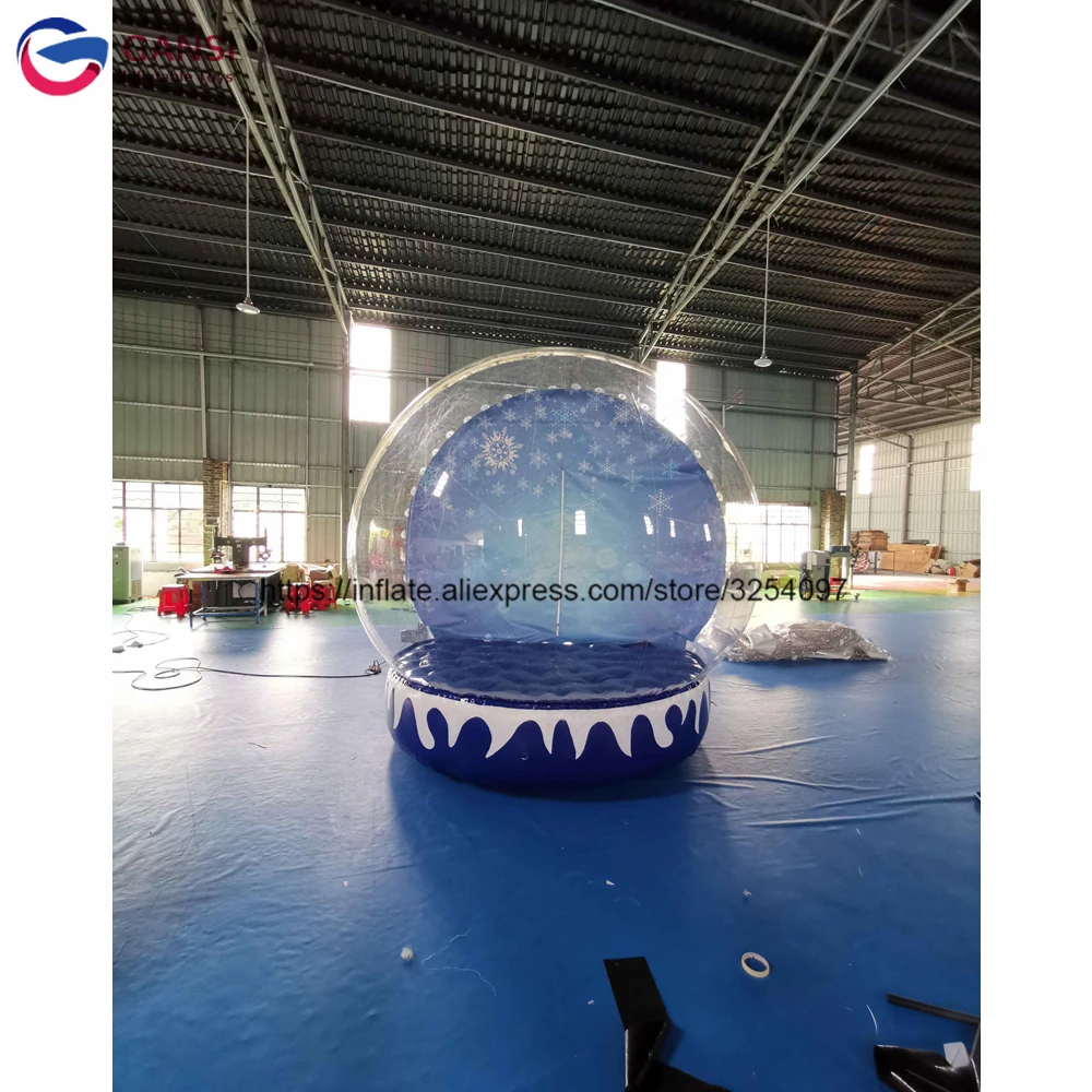 

Cheap customized snow globe inflatable bounce house inflatable christmas inflatable snow globe for advertising