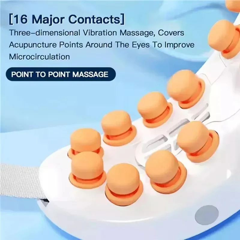 【Coupon!】Heating Eye Care Nano Steam Eyes Massager With Bluetooth Music To Relieve Fatigue And Reduce Dark Circles Under The Eye