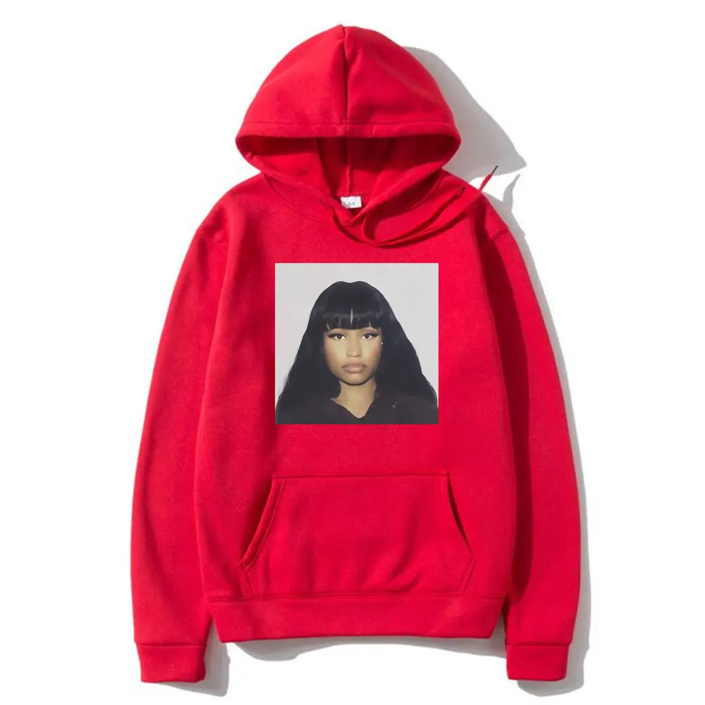 Rapper Nicki Minaj Graphic Hoodie Men\'s Hip Hop Fashion Casual Fleece Tracksuit Unisex Vintage Hoodies Male Oversized Streetwear