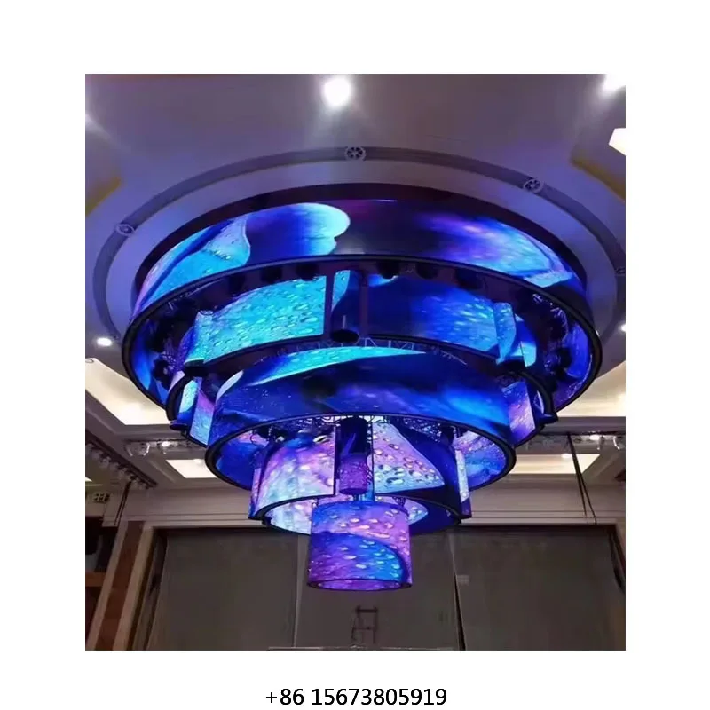 

Shopping Mall 4k Flexible Led Display Video Wall Painel De Led Module P2 Pantalla Flexible Led Display Panels