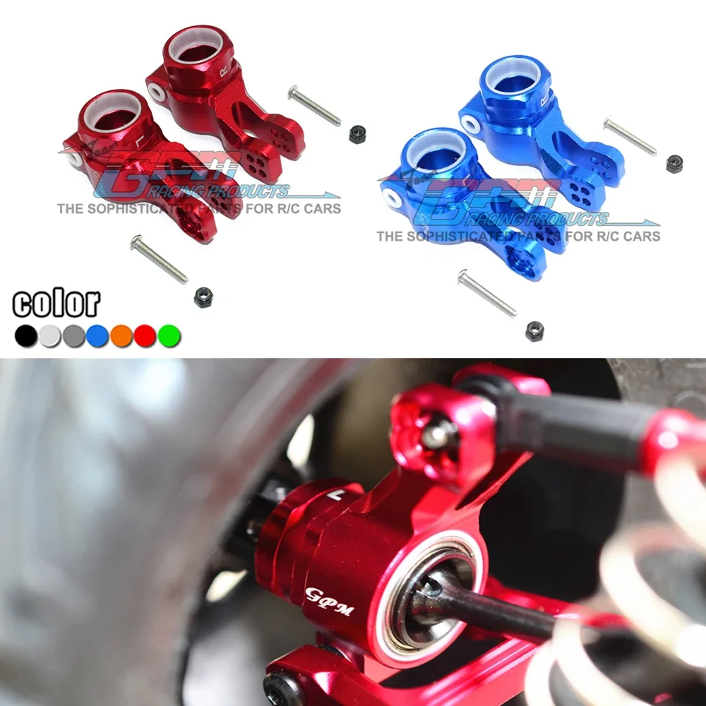 GPM Metal Rear Steering Cup Hub Steering Knuckles AR330404 ARA330830 for ARRMA 1/7 Big Rock 1/8 Kraton Notorious Outcast EXB 6S