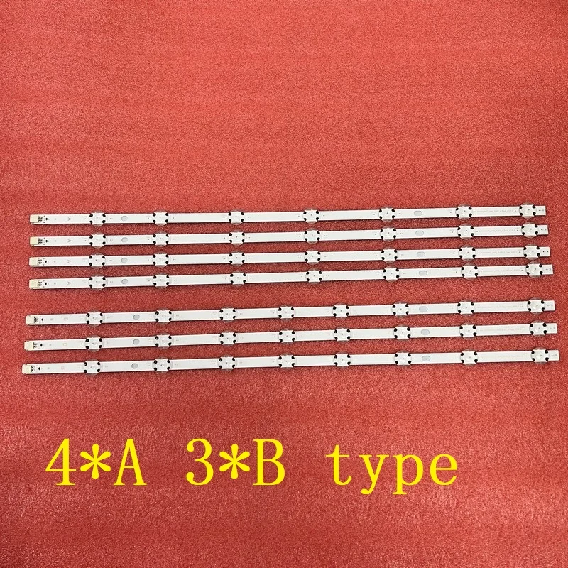 LED Strip For Toshiba 55U6663DG 55U6663DB 55PUS6031 55AO4USB LUX015504/01 P55US0756A Hitachi 55HK6T64U 55HK15T74U A 55HK6W64A