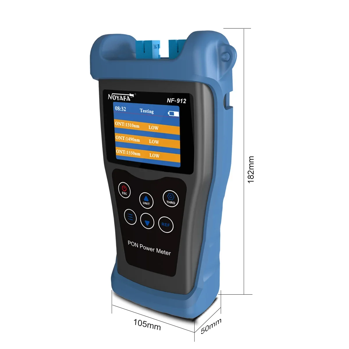 Imagem -05 - Fiber Fault Detection Tool Pon Medidor de Energia Nf-912 Rede 50+ 10dbm Fttx Omt Olt