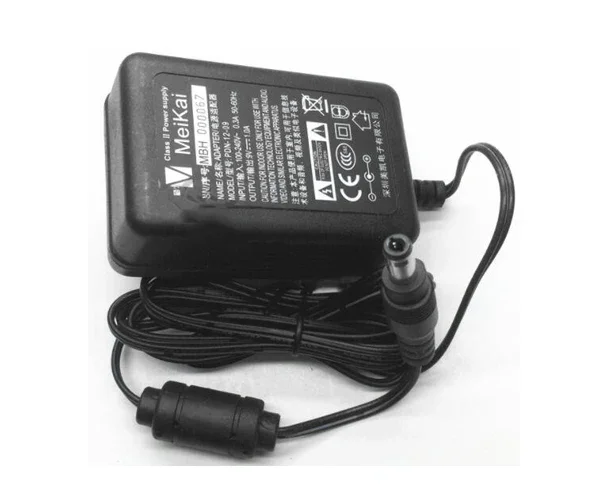 Power Adapter 9V 1A, Barrel 5.5/2.1mm, US 2-Pin Plug, PDN-12-09