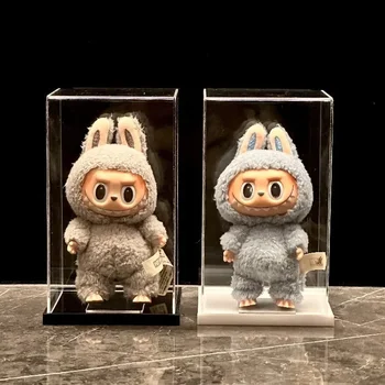라부부 인형에 적합한 아크릴 상자, 투명 인형 액세서리, 선물용 장식 상자, 15-17cm Best5 라부부 인형에 적합한 아크릴 상자, 투명 인형 액세서리, 선물용 장식 상자, 15-17cm Best5