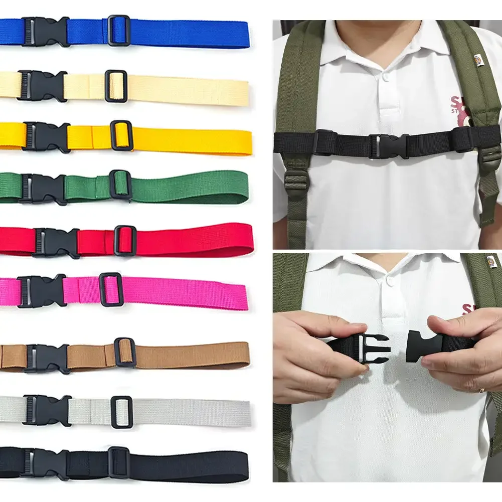 Backpack Chest Strap For School Bag Straps Accessories For Backpack Anti-slip Pull Belt Durable Chest Strap 2024 Trend