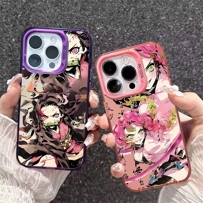 Retro Demon Slayer Behuizing Voor Realme C75 C35 C53 C65 C55 C33 C31 C21 C20 C25Y 9 10 11 12 13 14 15 Pro Plus Case Hard IMD Cover
