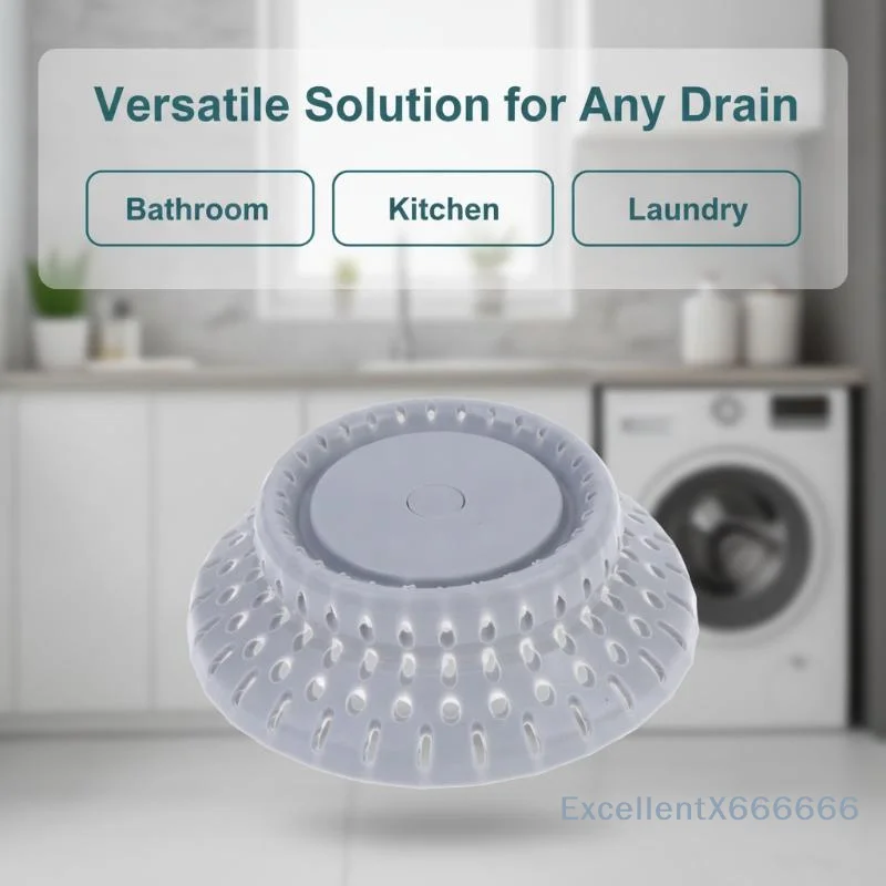 Silicone Sink Drain Filter Hair Catcher Anti Clog Flexible Mesh Stopper For Bathroom Bathtub Kitchen Sink Waste Pipe Block