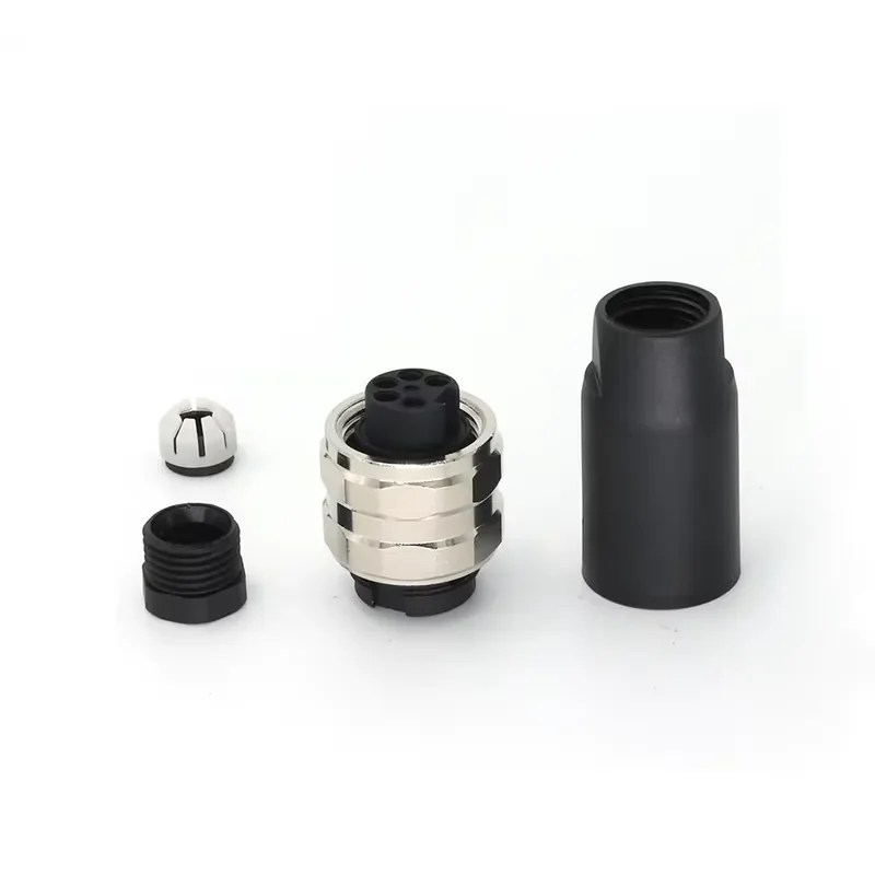 7/8" Field-Wireable Straight Circular Connectors, Coded, IP67 Waterproof, Female Industrial 7/8" 5-Pin Power Connectors - view 3