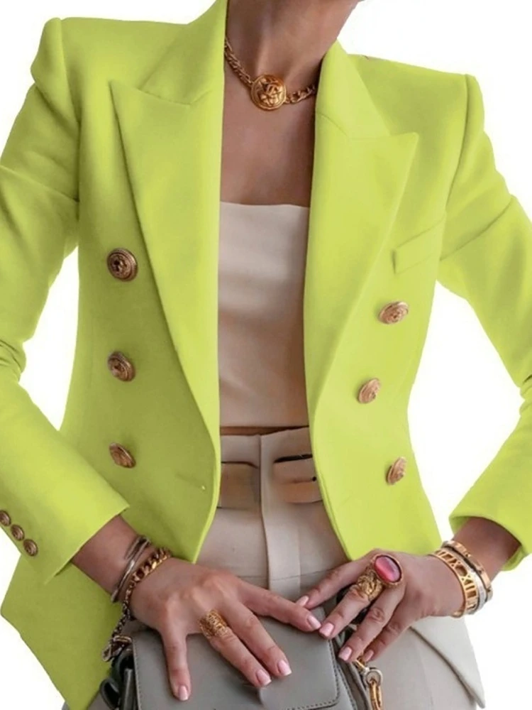 2023 Spring New Tweed Jacket Elegant Women\'s Sports Jacket Female Elegant Office Slim Blazer Coat Short Blazer Women Clothing