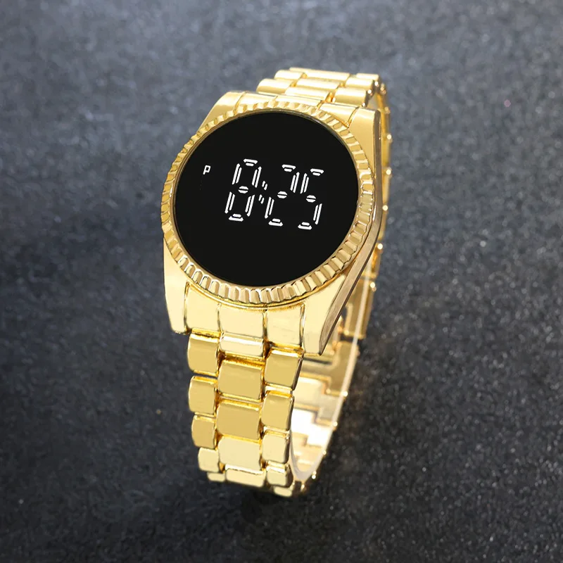 Touch Electronic Ladies Fashion Watch New Simple Casual Women's Analog Wristwatch Girl's Bracelet Gift