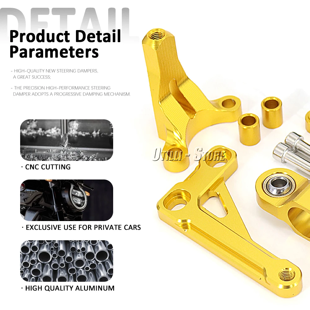 Nieuwe CNC Stuurdempers Motorfiets Stabiliseren Demper Bracket Mount Kit Voor Honda CB 1000 R CB 1000R cb1000r CB1000R 2018-2023