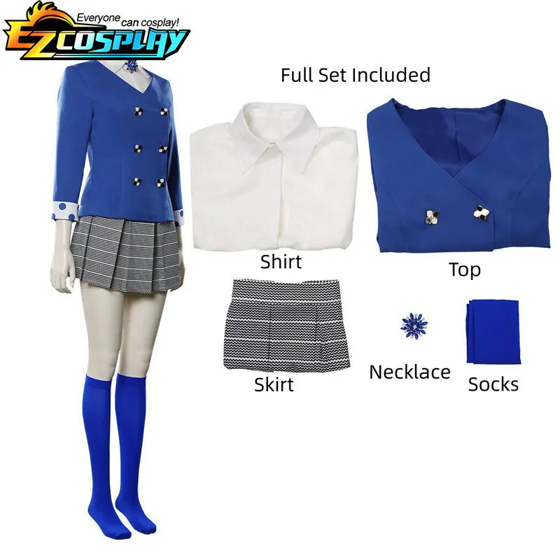 Dames Veronica Sawyer Cosplay Kostuum Outfits Halloween Heathers het Muzikale Kostuum Rok Pak - afbeelding 1