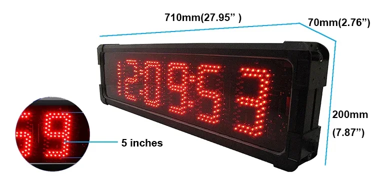 Dual Face Wall Clock with Waterproof Digital Countdown Timer and Alarm – Best Seller 2024