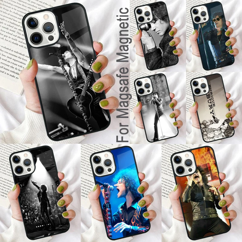 Hot Enrique Bunbury Magnetic Soft Phone Case for iPhone 16 Promax 15 Pro 13 14 Plus 11 12 Mini MagSafe Coque