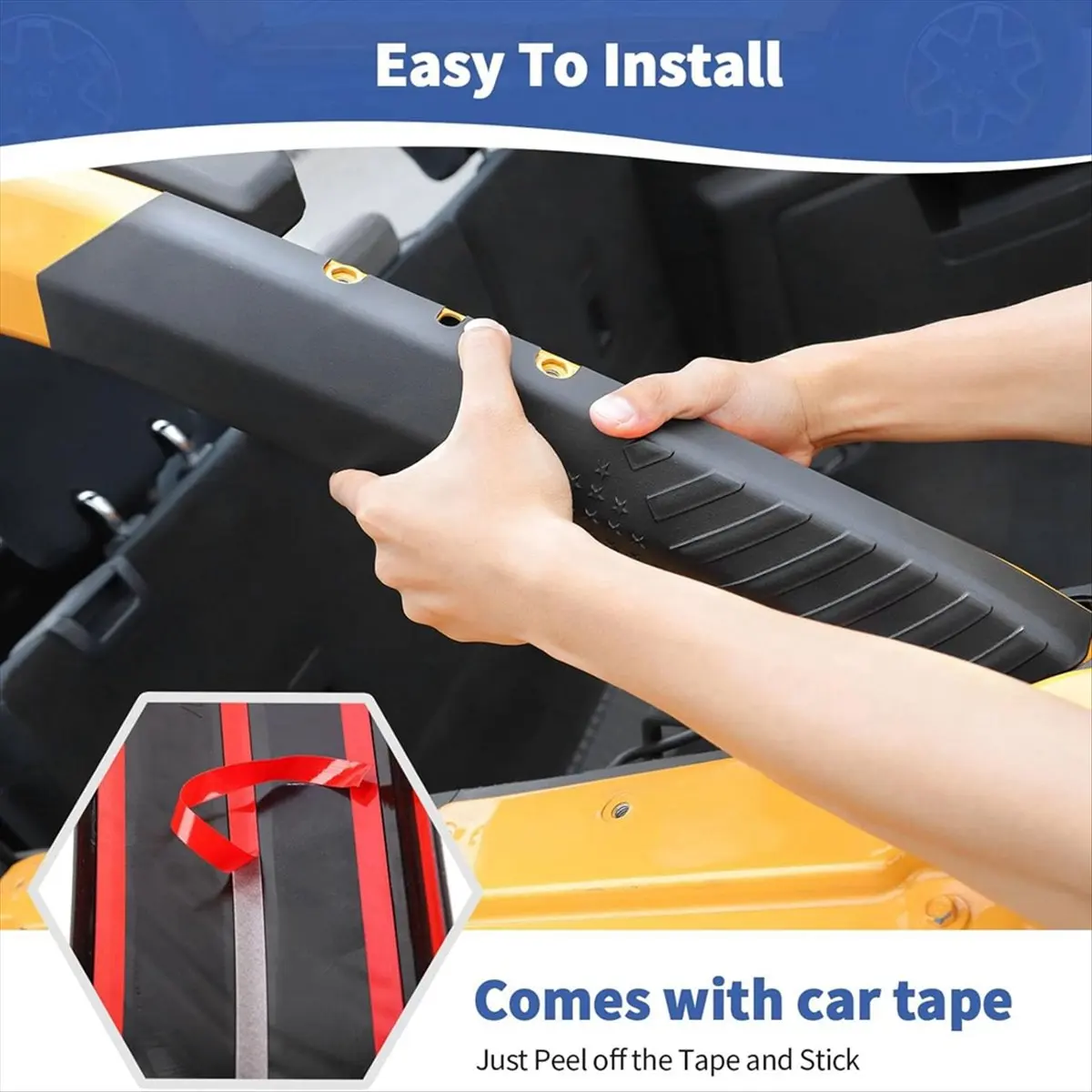 Super Sale Car Trunk Pillar Roll Bar Cover D Pillar Protector for Ford Bronco 2021-2024 4 Door Exterior Accessories
