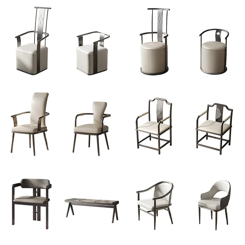 Tea chair, back chair, dining chair, coffee table  balcony, kung fu tea, study, living room