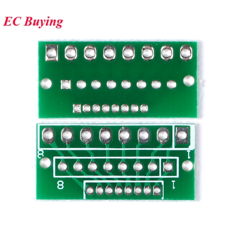 20pcs 1.27MM 2.0MM 2.54MM 8pin Adapter Board Adapter for Wireless Module 24