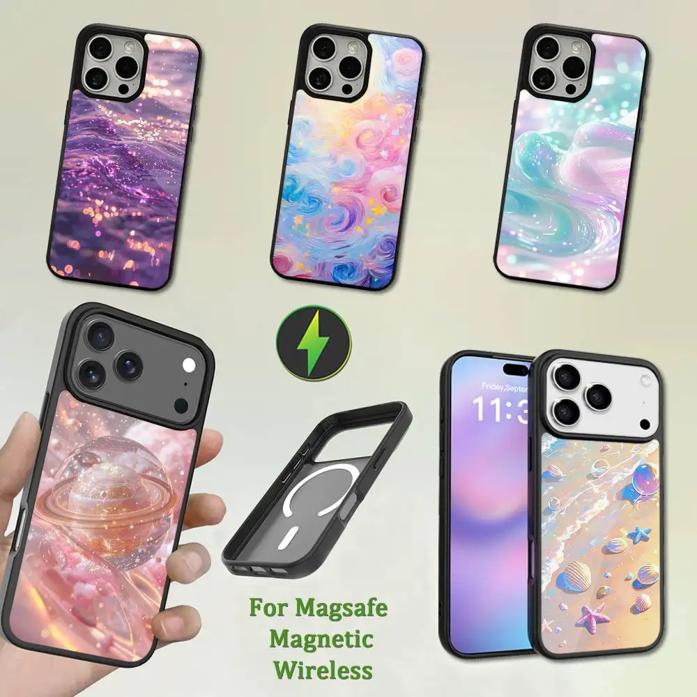 

Dreamy Art Landscapes Color Phone Case For iPhone 13,12,11,16,15,17,14,Pro,Max,Plus,Mini,Magsafe,Magnetic Wireless Charging