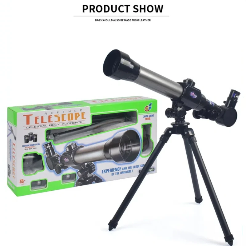 

Astronomical Telescope C2105 Children's Science Experiment HD Eyepiece Outdoor Star Viewing Telescope with Tripod Set