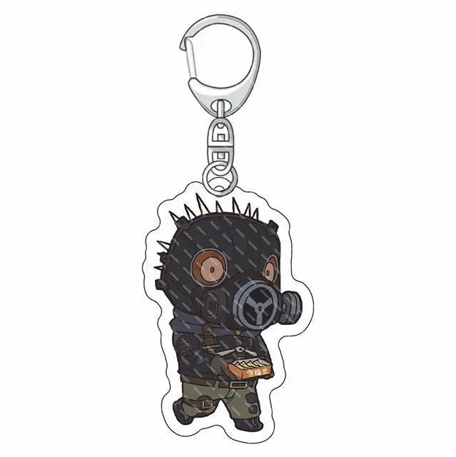 6cm Anime Dorohedoro Keychain Cosplay Charm Keyring Acrylic Figure Key Chain Phone Pendant Halloween Decor Boy Girl's Party